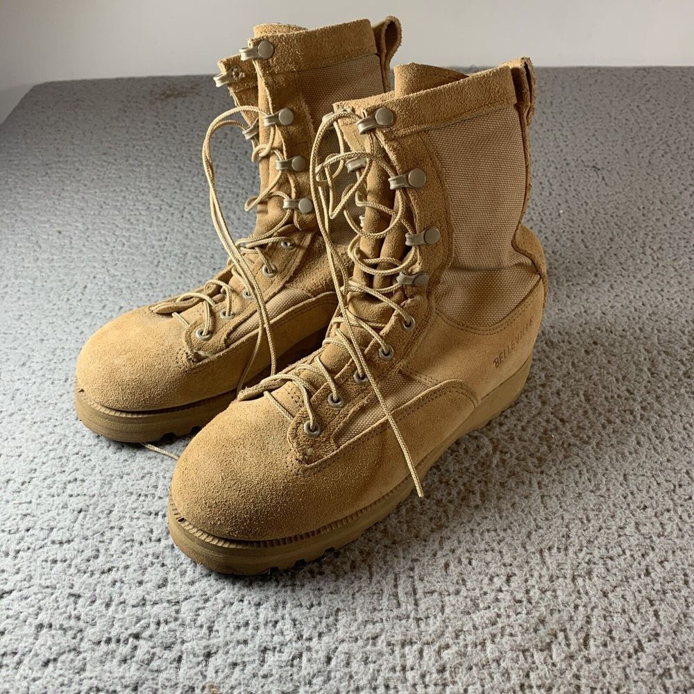 Men's Lace Up Combat Boots 5.5XW
